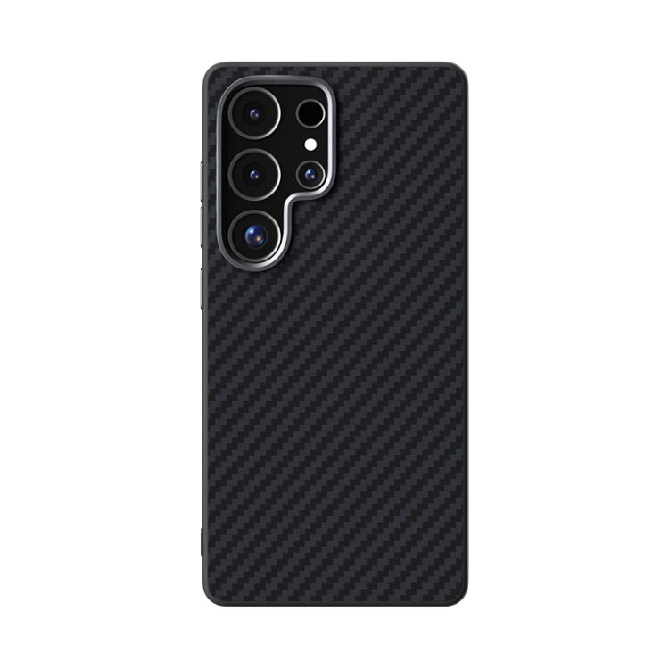 For Samsung Galaxy S25 Ultra 5G ABEEL C Carbon Fiber Series 6D Micro Relief MagSafe Phone Case(Black) For Samsung Galaxy S25 Ultra 5G ABEEL C Carbon Fiber Series 6D Micro Relief MagSafe Phone Case(Black)