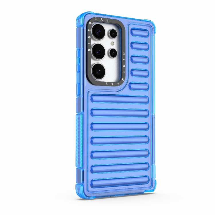 For Samsung Galaxy S25 Ultra 5G High Transparency TPU Hybrid PC Airbag Phone Case(Transparent Blue) For Samsung Galaxy S25 Ultra 5G High Transparency TPU Hybrid PC Airbag Phone Case(Transparent Blue)