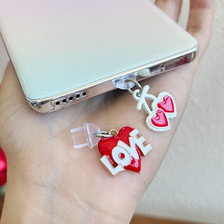 For Micro USB Christmas Series Dust Plug(Love) For Micro USB Christmas Series Dust Plug(Love)