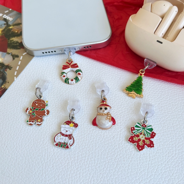 For Type-C Christmas Series Dust Plug(Love) For Type-C Christmas Series Dust Plug(Love)