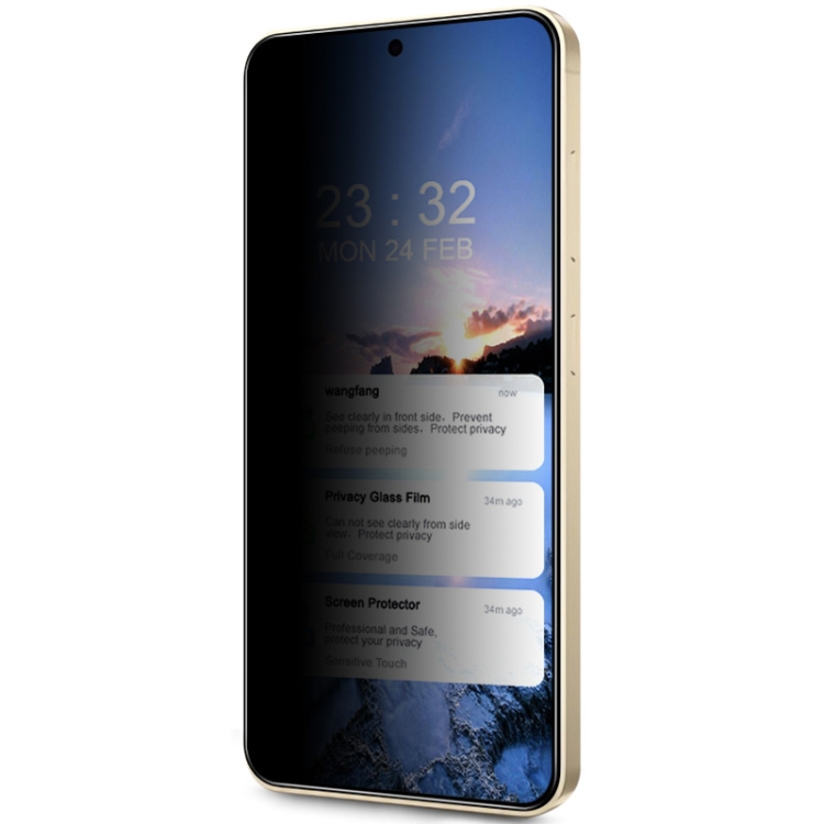For Samsung Galaxy S25+ 5G imak HD Full Screen Privacy Tempered Glass Protective Film For Samsung Galaxy S25+ 5G imak HD Full Screen Privacy Tempered Glass Protective Film