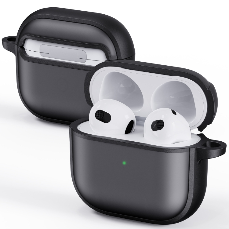 For AirPods 4 Skin Feel Series TPU Hybrid PC Case(Black) For AirPods 4 Skin Feel Series TPU Hybrid PC Case(Black)