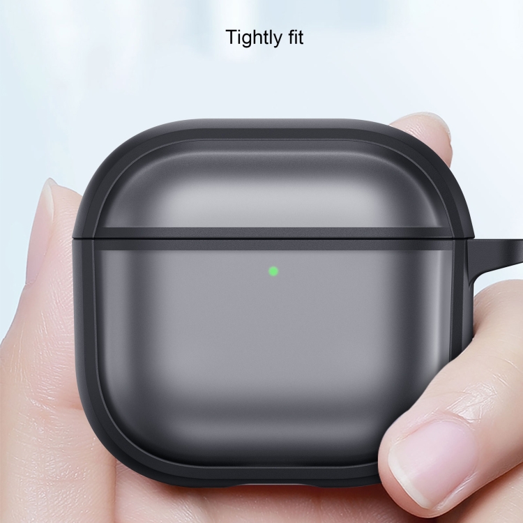 For AirPods 4 Skin Feel Series TPU Hybrid PC Case(Black) For AirPods 4 Skin Feel Series TPU Hybrid PC Case(Black)