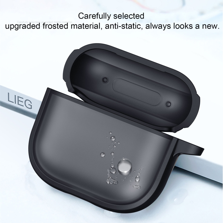 For AirPods 4 Skin Feel Series TPU Hybrid PC Case(Black) For AirPods 4 Skin Feel Series TPU Hybrid PC Case(Black)