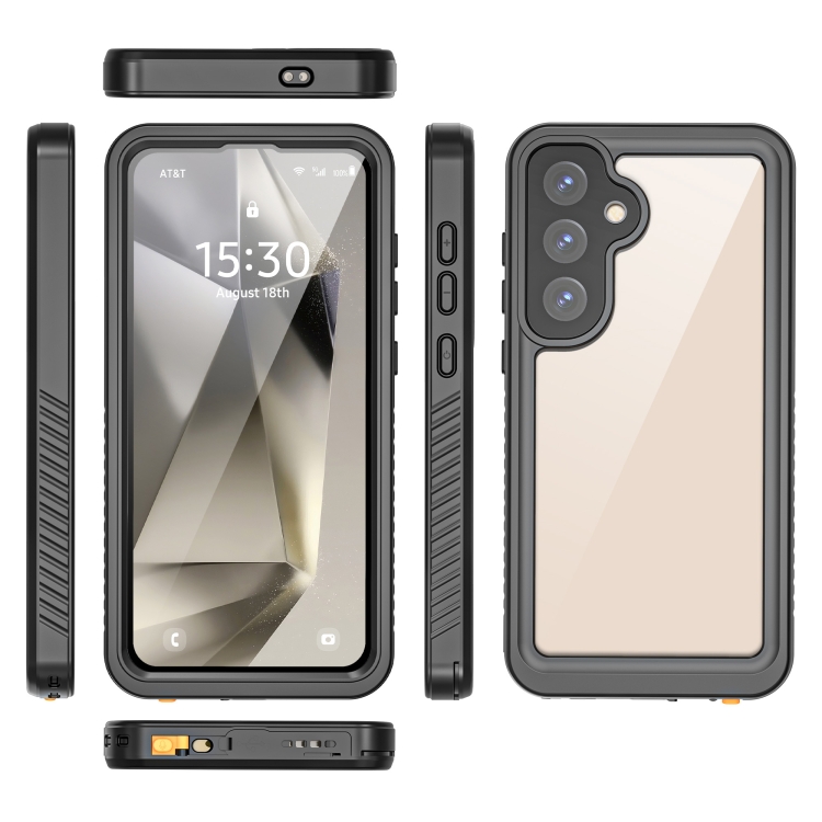 For Samsung Galaxy S25+ 5G RedPepper IP68 Waterproof Triple-proof Phone Case(Black) For Samsung Galaxy S25+ 5G RedPepper IP68 Waterproof Triple-proof Phone Case(Black)