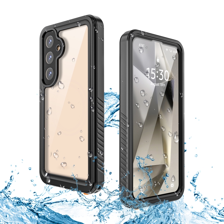 For Samsung Galaxy S25+ 5G RedPepper IP68 Waterproof Triple-proof Phone Case(Black) For Samsung Galaxy S25+ 5G RedPepper IP68 Waterproof Triple-proof Phone Case(Black)