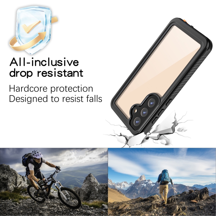 For Samsung Galaxy S25+ 5G RedPepper IP68 Waterproof Triple-proof Phone Case(Black) For Samsung Galaxy S25+ 5G RedPepper IP68 Waterproof Triple-proof Phone Case(Black)
