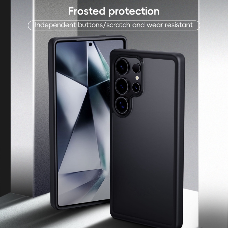 For Samsung Galaxy S25 Ultra 5G Skin Feel Phone Case(Black) For Samsung Galaxy S25 Ultra 5G Skin Feel Phone Case(Black)