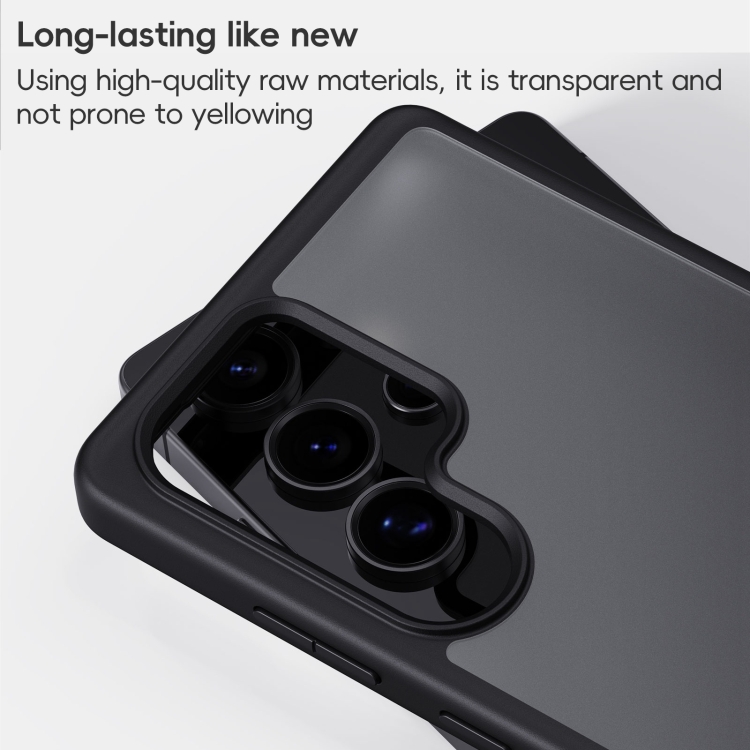 For Samsung Galaxy S25 Ultra 5G Skin Feel Phone Case(Black) For Samsung Galaxy S25 Ultra 5G Skin Feel Phone Case(Black)