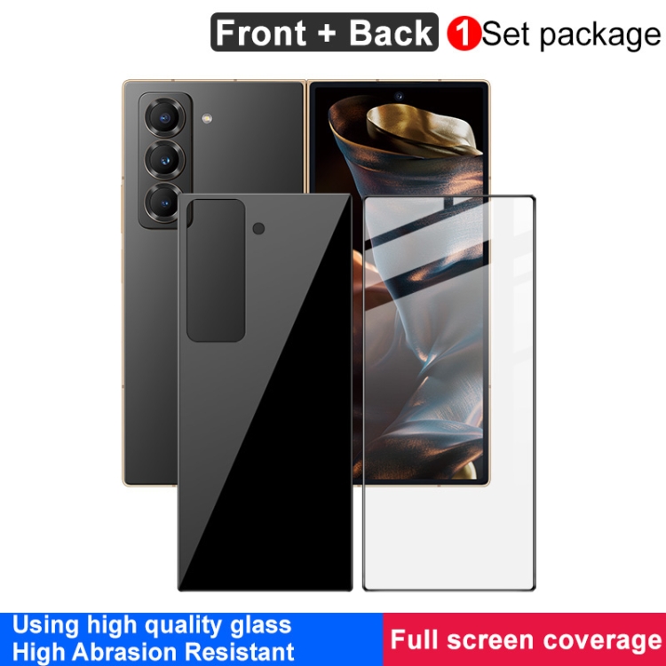 For Samsung Galaxy Z Fold Special imak Front Screen + Back Cover Tempered Glass Film For Samsung Galaxy Z Fold Special imak Front Screen + Back Cover Tempered Glass Film