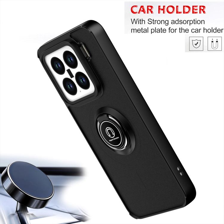For Xiaomi 15 Q Shadow 1 Series TPU + PC Phone Case with Ring(Dark Green)
