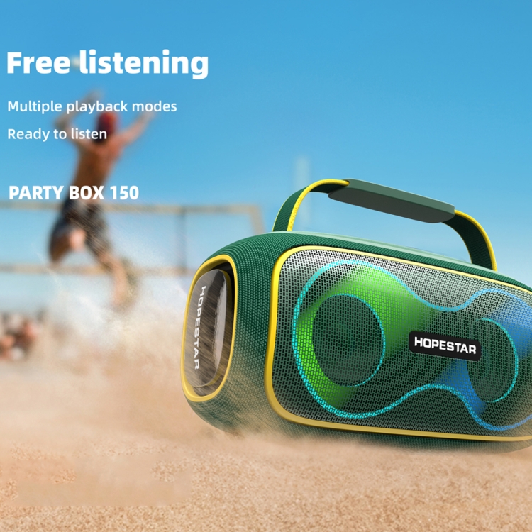 HOPESTAR Party Box 150 40W Outdoor Portable IPX5 Waterproof Bluetooth Speaker(Black) HOPESTAR Party Box 150 40W Outdoor Portable IPX5 Waterproof Bluetooth Speaker(Black)
