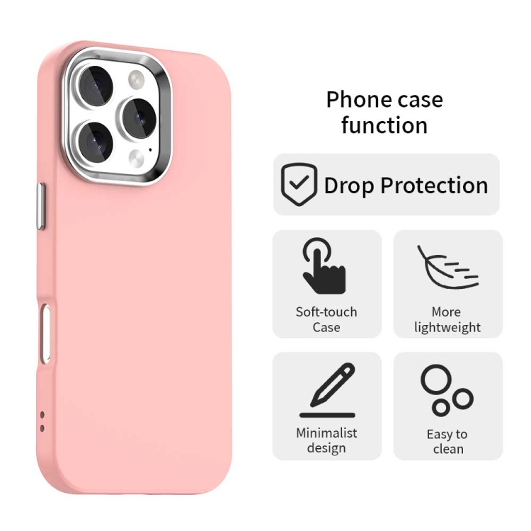 For iPhone 16 Pro Max Colorful Series Shockproof Phone Case(Pink) For iPhone 16 Pro Max Colorful Series Shockproof Phone Case(Pink)