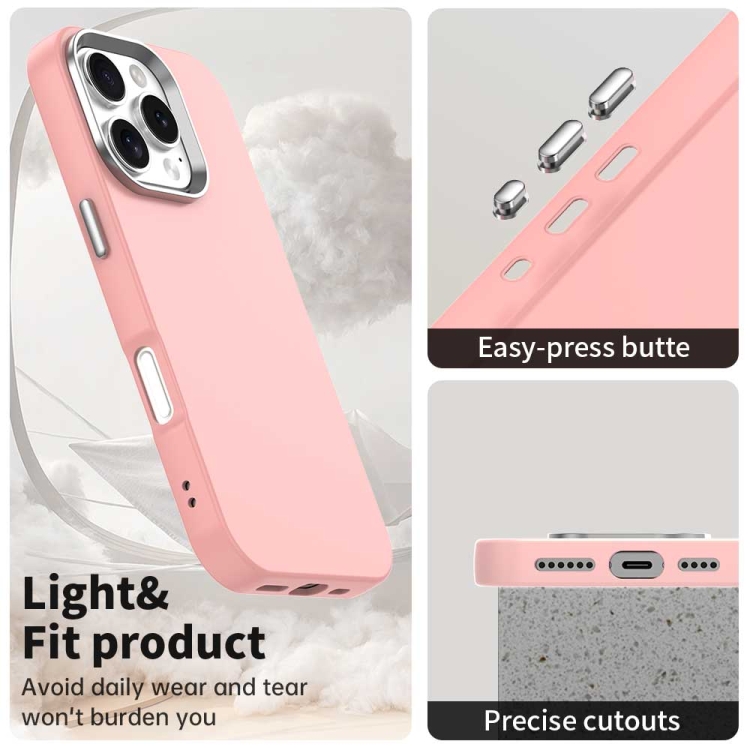 For iPhone 16 Pro Max Colorful Series Shockproof Phone Case(Pink) For iPhone 16 Pro Max Colorful Series Shockproof Phone Case(Pink)