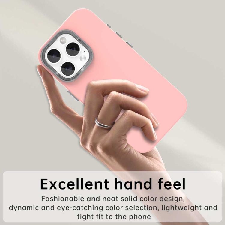 For iPhone 16 Pro Max Colorful Series Shockproof Phone Case(Pink) For iPhone 16 Pro Max Colorful Series Shockproof Phone Case(Pink)