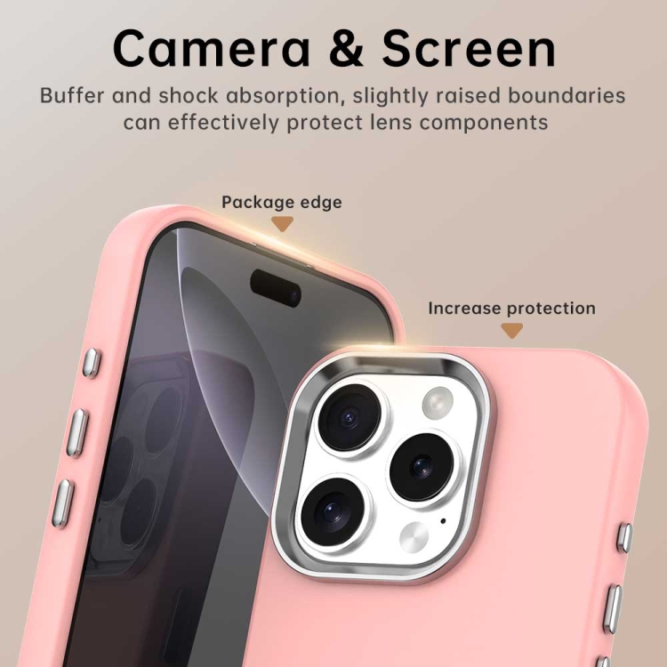 For iPhone 16 Pro Max Colorful Series Shockproof Phone Case(Pink) For iPhone 16 Pro Max Colorful Series Shockproof Phone Case(Pink)