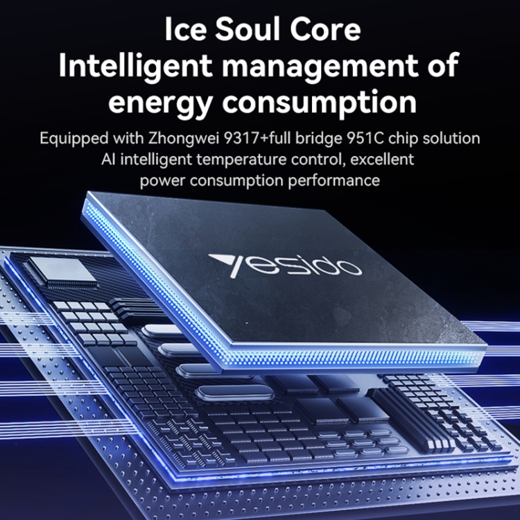 Yesido C315 15W Suction Cup Air Vent Car Wireless Charging Holder with RGB Lighting(Black) - 5