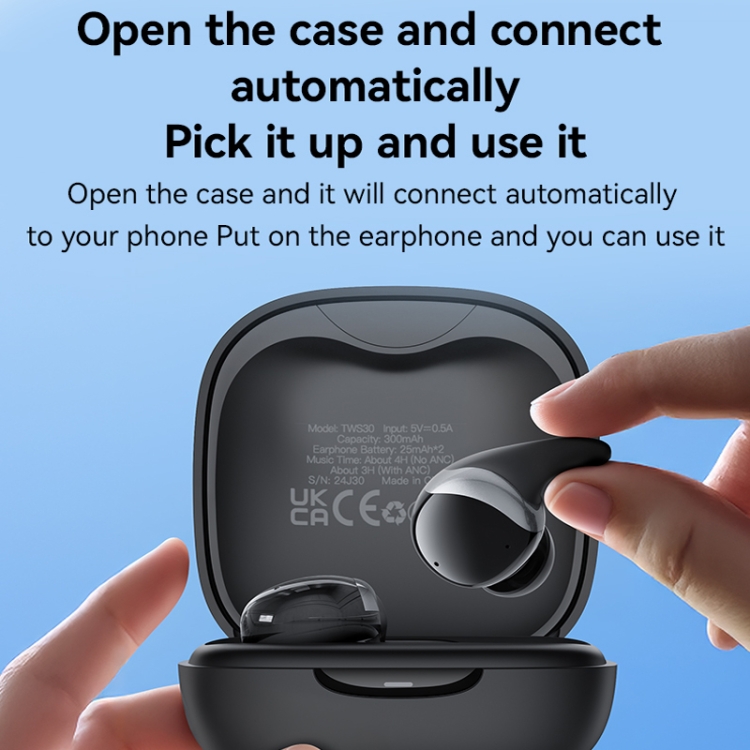 Yesido TWS30 ANC Active Noise Reduction TWS Bluetooth Earphone(Black)