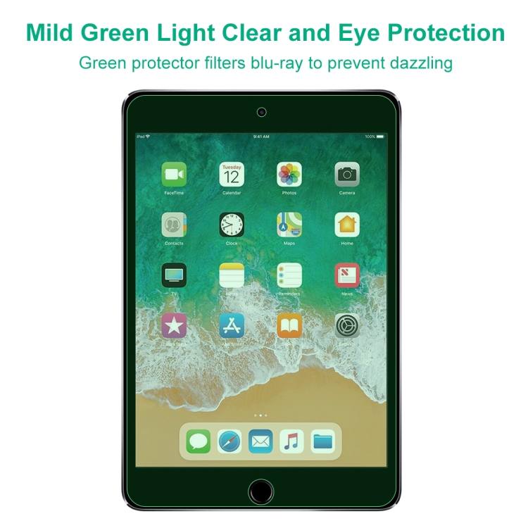 For iPad Mini 2019 & 4 9H 2.5D Eye Protection Green Light Explosion-proof Tempered Glass Film For iPad Mini 2019 & 4 9H 2.5D Eye Protection Green Light Explosion-proof Tempered Glass Film