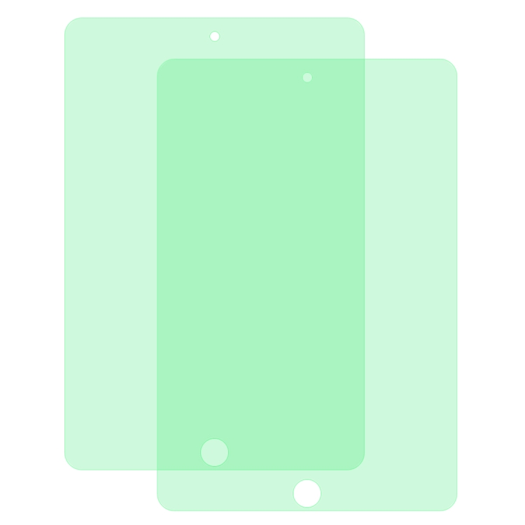 For iPad Mini 3 & 2 2 PCS 9H 2.5D Eye Protection Green Light Explosion-proof Tempered Glass Film For iPad Mini 3 & 2 2 PCS 9H 2.5D Eye Protection Green Light Explosion-proof Tempered Glass Film