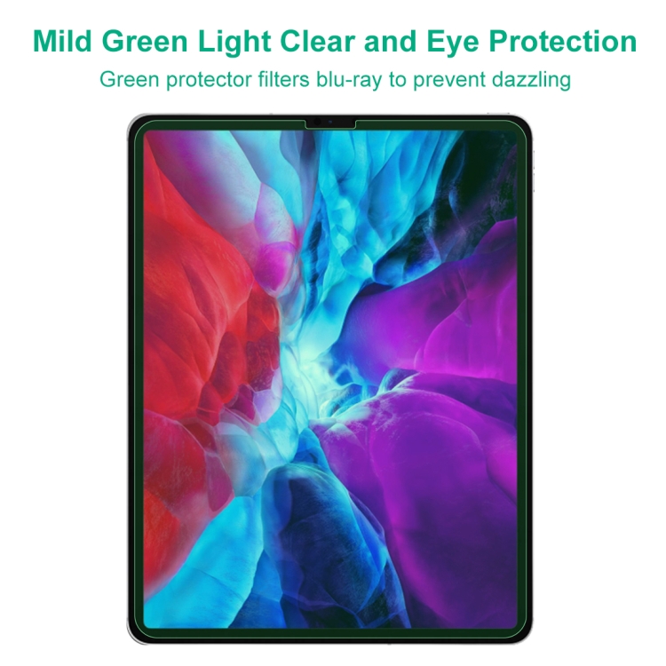 For iPad Pro 12.9 inch (2020) 2 PCS 9H 2.5D Eye Protection Green Light Explosion-proof Tempered Glass Film For iPad Pro 12.9 inch (2020) 2 PCS 9H 2.5D Eye Protection Green Light Explosion-proof Tempered Glass Film