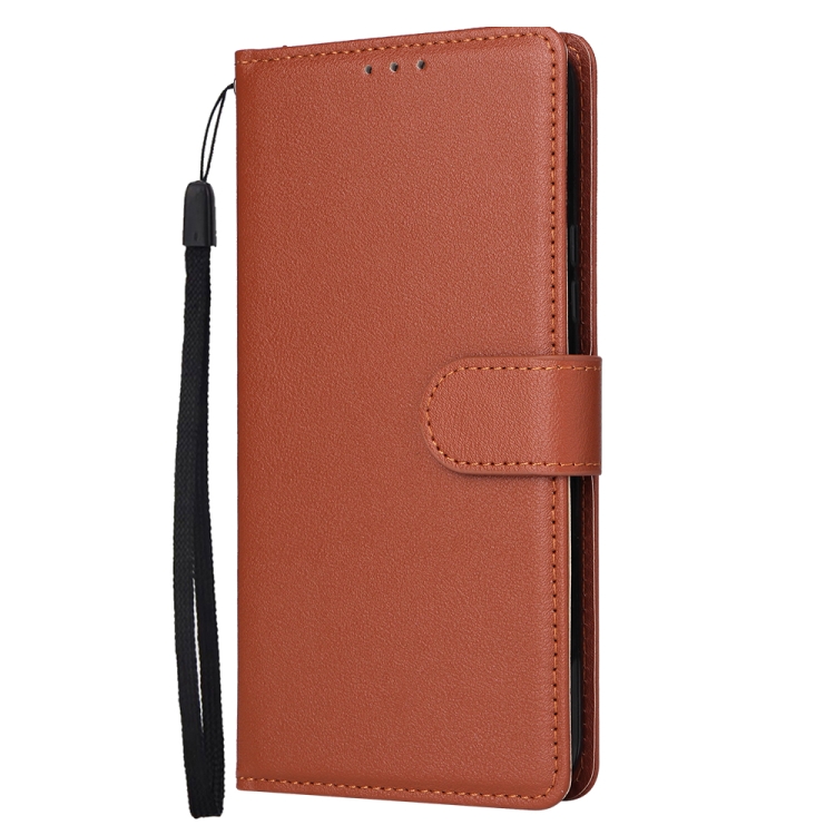 For Samsung Galaxy S25 5G 3-Card Slots Multifunctional Leather Phone Case(Brown) For Samsung Galaxy S25 5G 3-Card Slots Multifunctional Leather Phone Case(Brown)