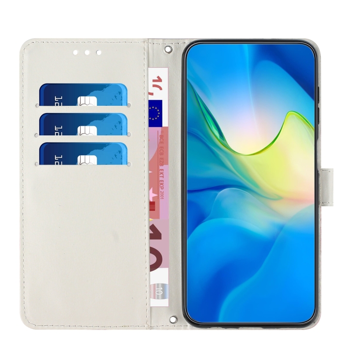 For Samsung Galaxy S25 5G Painted Marble Pattern Leather Phone Case(Blue Green)