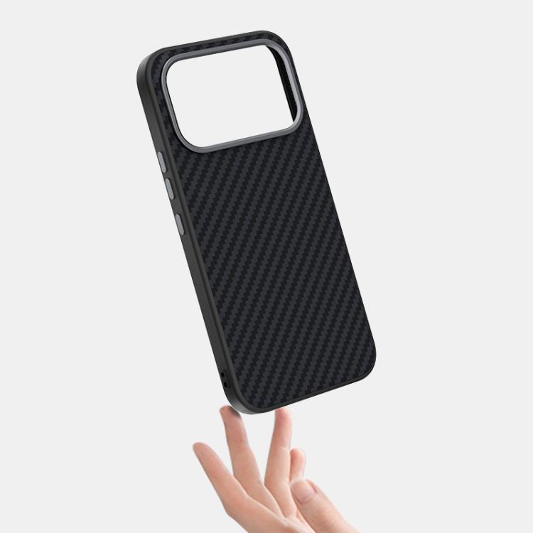 For Redmi K100 Pro Max 5G ABEEL C Carbon Fiber Series 6D Micro Relief MagSafe Phone Case(Black)