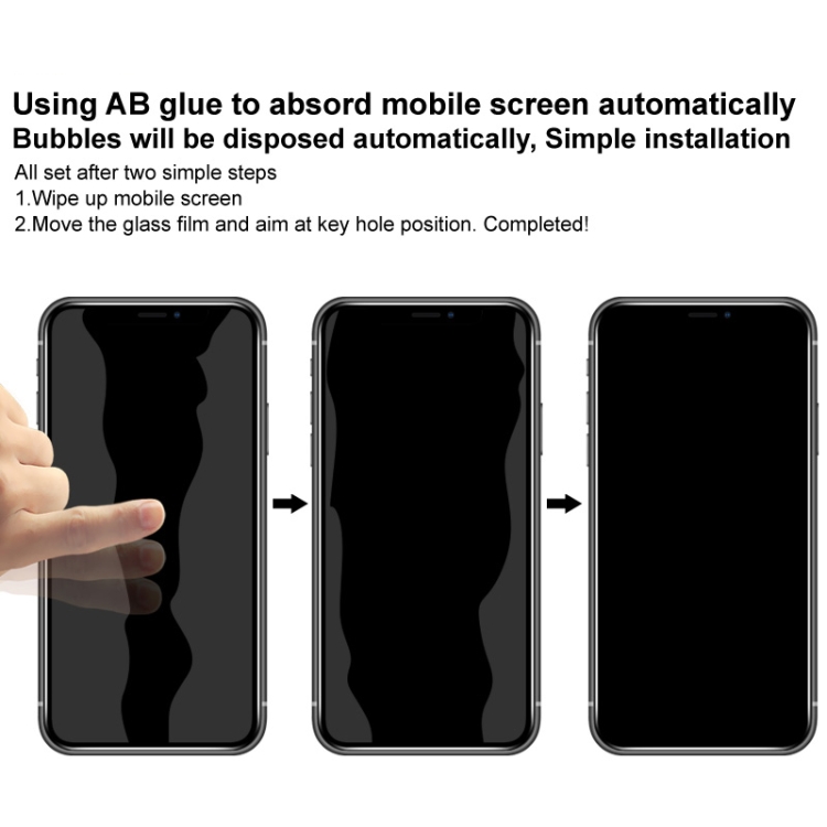 For Samsung Galaxy Z Fold Special imak HD Full Screen Anti-spy Tempered Glass Protective Film