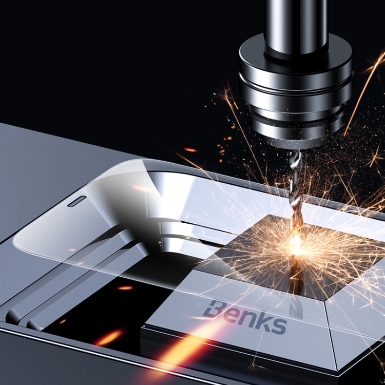 For iPhone 12 mini Benks OKR + Series 0.3mm High Definition Borderless Diamond Tempered Film + Metal Dust Filter For iPhone 12 mini Benks OKR + Series 0.3mm High Definition Borderless Diamond Tempered Film + Metal Dust Filter