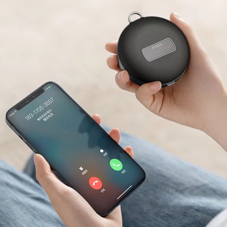 Inwa MZ508 Outdoor Waterproof Portable Wireless Bluetooth Speaker Support TF Card(Black) Inwa MZ508 Outdoor Waterproof Portable Wireless Bluetooth Speaker Support TF Card(Black)