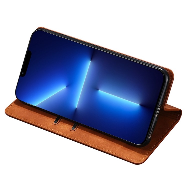 For Samsung Galaxy S25 Ultra 5G Skin Feel Magnetic Leather Phone Case(Light Brown) For Samsung Galaxy S25 Ultra 5G Skin Feel Magnetic Leather Phone Case(Light Brown)