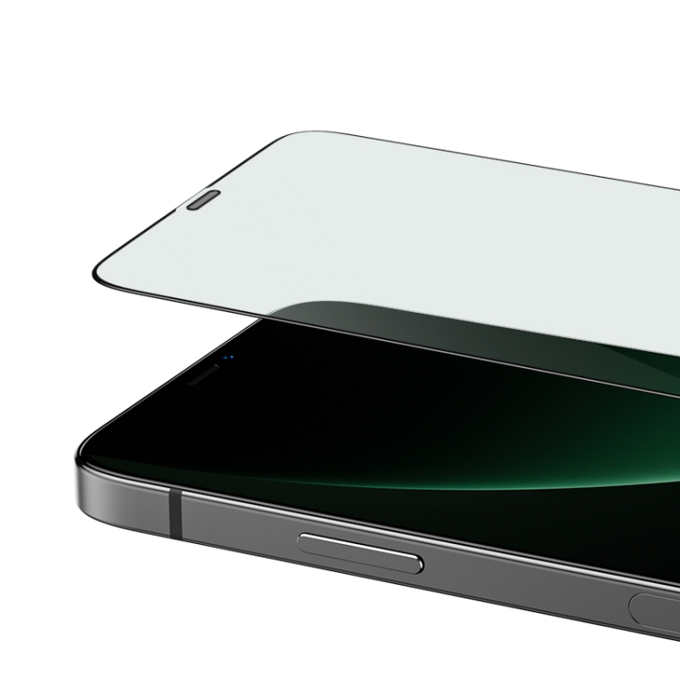 For iPhone 12 mini Benks V Pro+ Series 0.3mm HD Eye Protection Green Tempered Glass Film + Metal Dust Net For iPhone 12 mini Benks V Pro+ Series 0.3mm HD Eye Protection Green Tempered Glass Film + Metal Dust Net