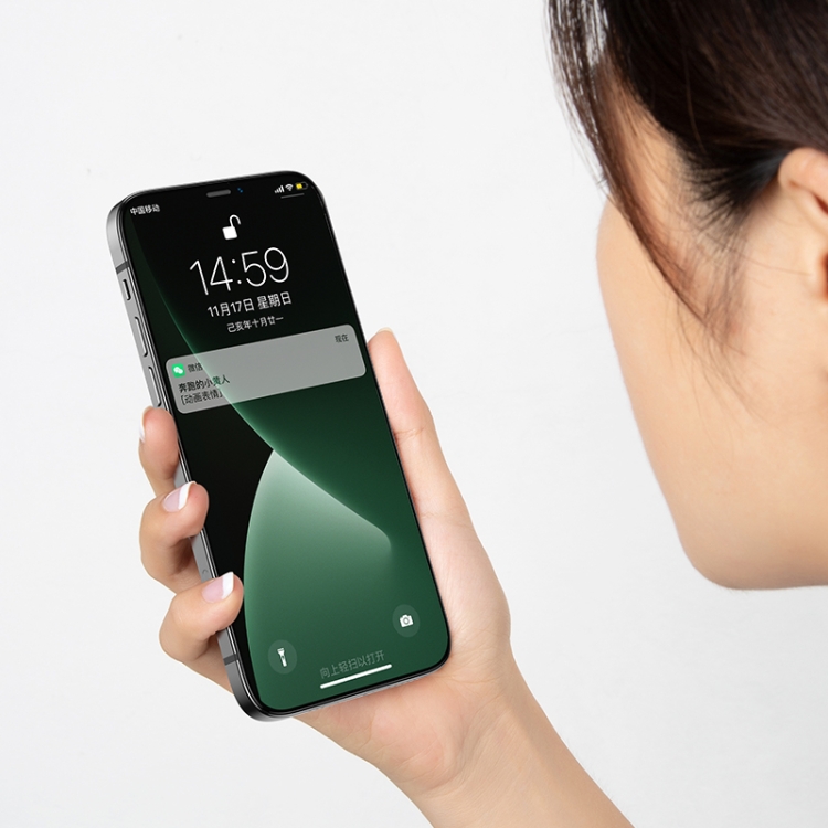 For iPhone 12 mini Benks V Pro+ Series 0.3mm HD Eye Protection Green Tempered Glass Film + Metal Dust Net For iPhone 12 mini Benks V Pro+ Series 0.3mm HD Eye Protection Green Tempered Glass Film + Metal Dust Net