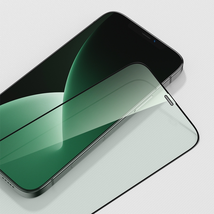 For iPhone 12 mini Benks V Pro+ Series 0.3mm HD Eye Protection Green Tempered Glass Film + Metal Dust Net For iPhone 12 mini Benks V Pro+ Series 0.3mm HD Eye Protection Green Tempered Glass Film + Metal Dust Net