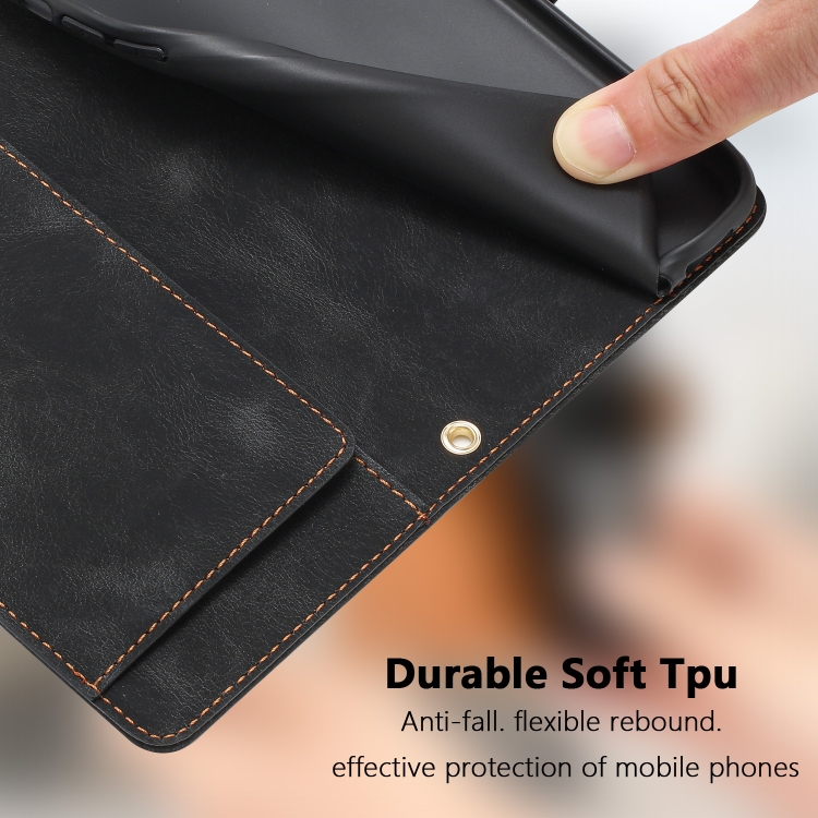 For Samsung Galaxy S24 Ultra 5G Tulips Embossed Leather Phone Case with Lanyard(Black) For Samsung Galaxy S24 Ultra 5G Tulips Embossed Leather Phone Case with Lanyard(Black)