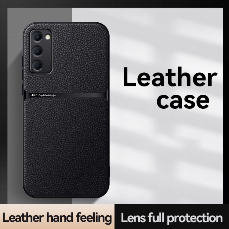 For Samsung Galaxy S20 FE 4G / 5G Litchi Leather Magnetic Full Coverage Shockproof Phone Case(Black) For Samsung Galaxy S20 FE 4G / 5G Litchi Leather Magnetic Full Coverage Shockproof Phone Case(Black)