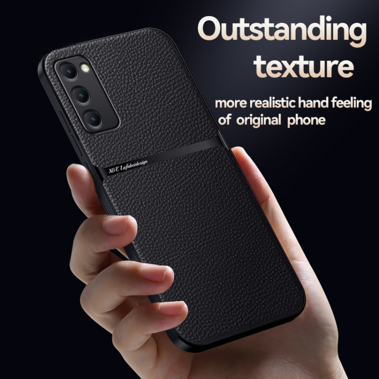 For Samsung Galaxy S20 FE 4G / 5G Litchi Leather Magnetic Full Coverage Shockproof Phone Case(Black) For Samsung Galaxy S20 FE 4G / 5G Litchi Leather Magnetic Full Coverage Shockproof Phone Case(Black)