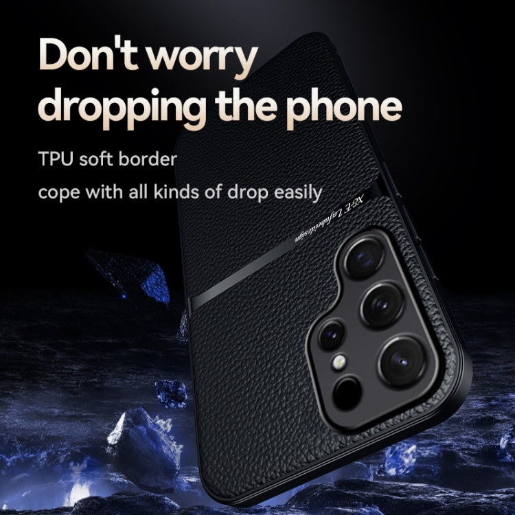 For Samsung Galaxy S23 Ultra 5G Litchi Leather Magnetic Full Coverage Shockproof Phone Case(Black) For Samsung Galaxy S23 Ultra 5G Litchi Leather Magnetic Full Coverage Shockproof Phone Case(Black)