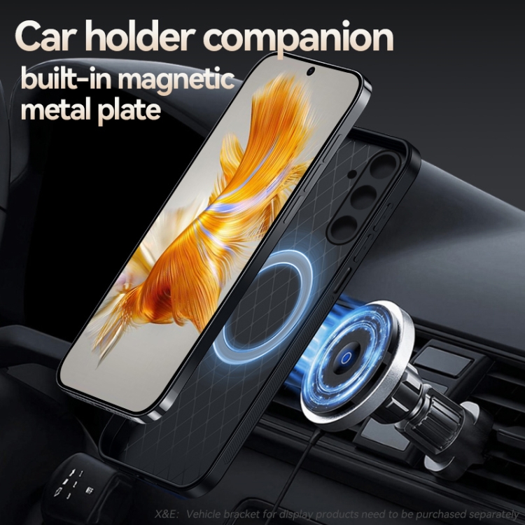 For Samsung Galaxy S24 FE 5G Litchi Leather Magnetic Full Coverage Shockproof Phone Case(Navy Blue) For Samsung Galaxy S24 FE 5G Litchi Leather Magnetic Full Coverage Shockproof Phone Case(Navy Blue)