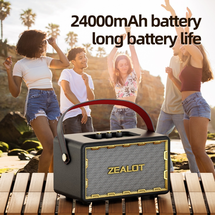 Zealot MT01M Retro Card Portable Wireless Bluetooth Speaker with Dual Microphones(Black) Zealot MT01M Retro Card Portable Wireless Bluetooth Speaker with Dual Microphones(Black)