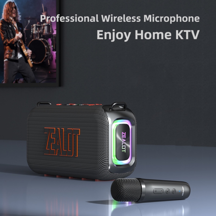 Zealot S85M 50W Outdoor Portable Bluetooth Speaker with Dual Microphones(Black) Zealot S85M 50W Outdoor Portable Bluetooth Speaker with Dual Microphones(Black)