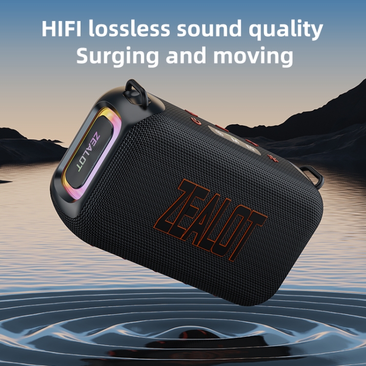 Zealot S85M 50W Outdoor Portable Bluetooth Speaker with Dual Microphones(Black) Zealot S85M 50W Outdoor Portable Bluetooth Speaker with Dual Microphones(Black)