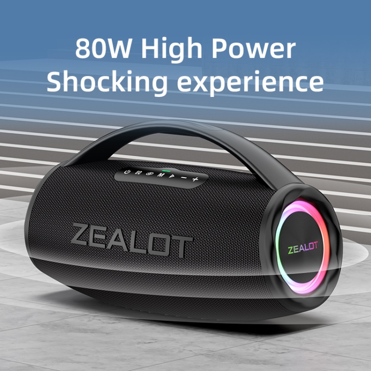 Zealot S97M 80W Outdoor Portable RGB Bluetooth Speaker