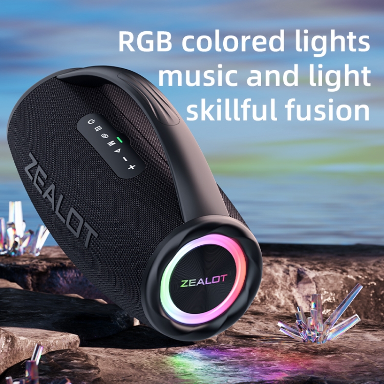 Zealot S97M 80W Outdoor Portable RGB Bluetooth Speaker