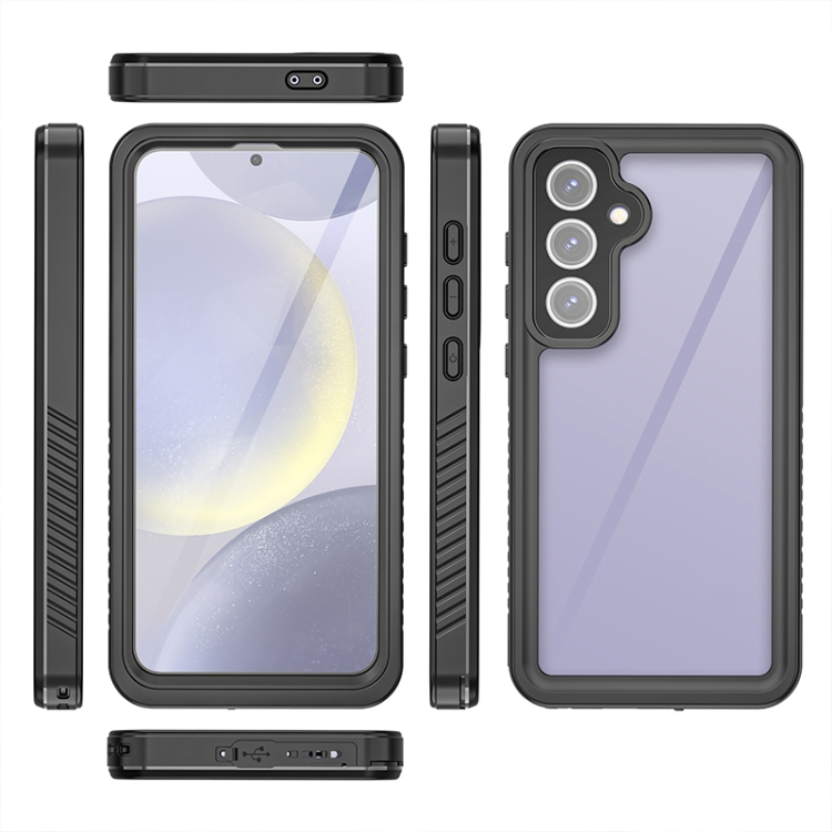 For Samsung Galaxy S24 FE 5G RedPepper Shockproof IP68 Waterproof PC Hybrid TPU Phone Case(Black) For Samsung Galaxy S24 FE 5G RedPepper Shockproof IP68 Waterproof PC Hybrid TPU Phone Case(Black)