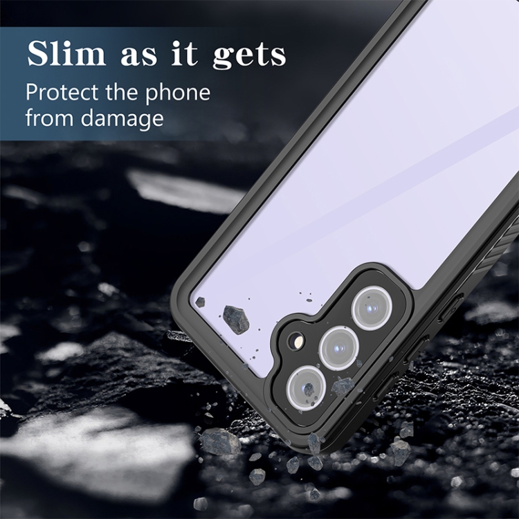 For Samsung Galaxy S24 FE 5G RedPepper Shockproof IP68 Waterproof PC Hybrid TPU Phone Case(Black) For Samsung Galaxy S24 FE 5G RedPepper Shockproof IP68 Waterproof PC Hybrid TPU Phone Case(Black)