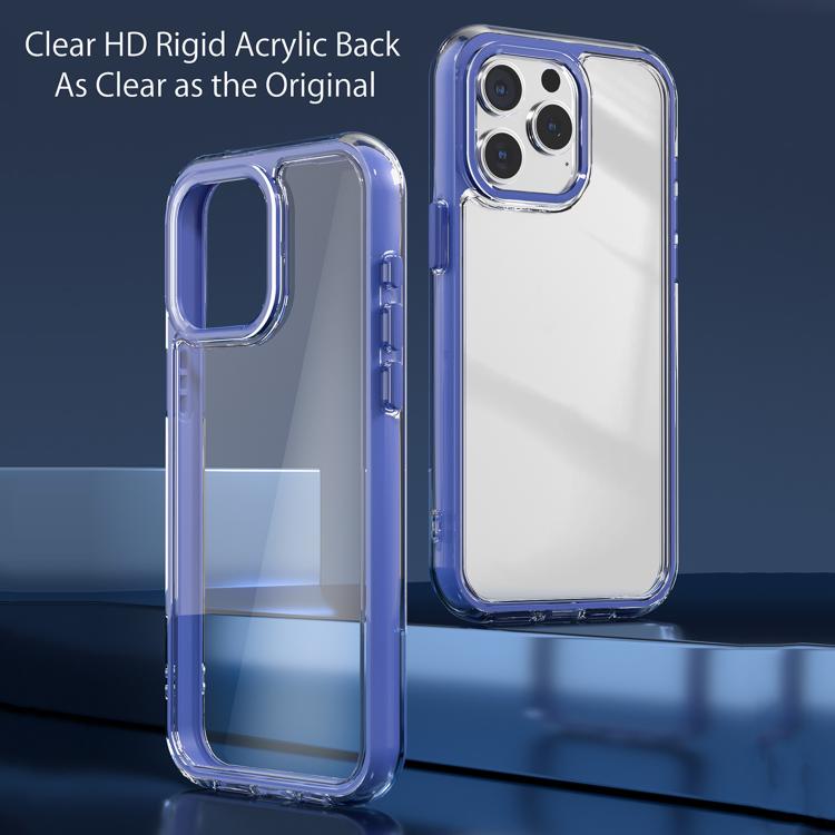 For iPhone 13 Pro Max Acrylic Hybrid TPU 3-in-1 Airbag Shockproof Phone Case(Black) For iPhone 13 Pro Max Acrylic Hybrid TPU 3-in-1 Airbag Shockproof Phone Case(Black)