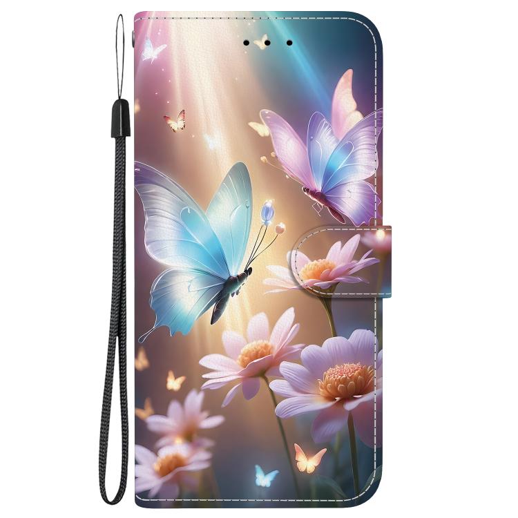 For Samsung Galaxy S23+ 5G Crystal Texture Colored Drawing Leather Phone Case(Butterfly Love Flower) For Samsung Galaxy S23+ 5G Crystal Texture Colored Drawing Leather Phone Case(Butterfly Love Flower)