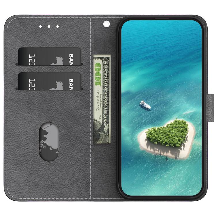 For Samsung Galaxy S22 5G Crystal Texture Colored Drawing Leather Phone Case(Black Orchid) For Samsung Galaxy S22 5G Crystal Texture Colored Drawing Leather Phone Case(Black Orchid)